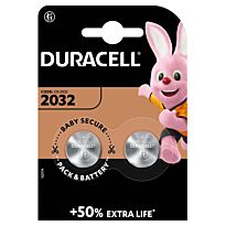 Батарея DURACELL 2032 2 BL сілтілі