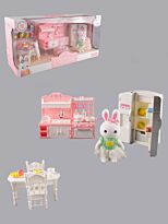 Dreamy: Игровой набор Кухня, зайка, игрушечная кухонная мебель, аксессуары