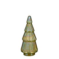 House of seasons: Декоративная статуэтка "Ёлка хай-тек", зелёная, h25xd11cm