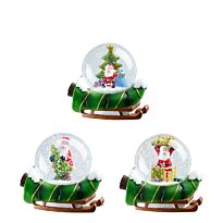 House of seasons: Снежный шар "Новый год"", 3 в ассорт.,  l10xw6,5xh8,5cm