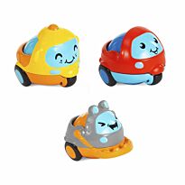 Chicco: Автокөліктер жинағы Құрылысшылар командасы 3шт. 12 м+