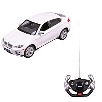Rastar:  Радиоуправляемая машинка BMW X6 на пульте управления, белый, 1:14
