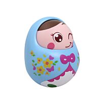 Развивающие игрушки для малышей, неваляшка матрешка голубая