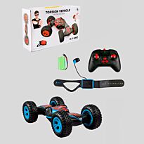 Машинка на пульте управления STUNT CAR , 33см, синий