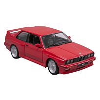 BBURAGO: 1:24 BMW M3 (E30) 1988 (red)