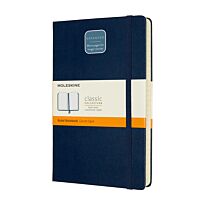 Блокнот Moleskine Classic, 13х21см, в линию, твердая обложка, сапфирово-синий, 400 листов