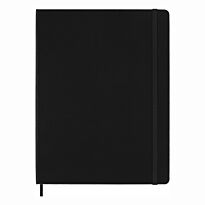 Блокнот Moleskine Classic, 19х25см, в линию, твердая обложка, черный, 192 листа