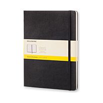 Блокнот Moleskine Classic, 19х25см, в клетку, твердая обложка, черный, 192 листа