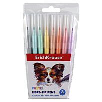 Фломастеры ErichKrause® Easy Washable Pastel 8 цветов