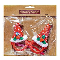 Snazzy Santa: Очки декоративные "Шапочка Санты", красный