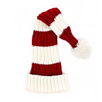 Snazzy Santa: Колпак новогодний, полосатый темно-красный/белый, 65 см