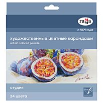Карандаши цветные художественные Гамма "Студия", 24 цв