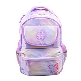 Рюкзак школьный для девочки SUN EIGHT Единорог. Сиреневый. 30*14*43 см.