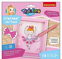 Набор для творчества  Bondibon. Квиллинг (картина балерина)