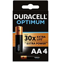 Duracell OPTIMUM LR-06 AA батареясы 4 дана
