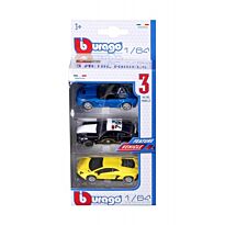 BBURAGO: 1:64 Н-р машинок 3 шт., в ассортименте