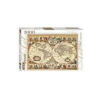 Step Puzzle: Пазлы "Историческая карта мира", 2000 эл.