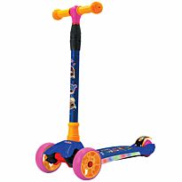 1toy: Самокат "LOL", 3-х колесный светящ., кол., синий