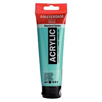 Краска акриловая AMSTERDAM, (661) Бирюзовый зелёный, 120 мл.
