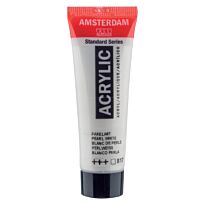 Краска акриловая AMSTERDAM, (817) Белая перламутровая, 20 мл.