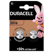 Батарея DURACELL 2016 2 BL сілтілі