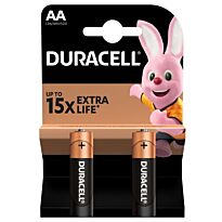 DURACELL AA сілтілі батарея (2 дана)