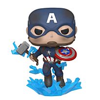 Фигурка Funko POP! Marvel: Avengers Endgame - Captain America with Broken Shield & Mjoinir