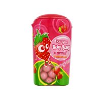 Жевательная резинка Lotte Small Glas Gum Strawberry