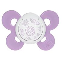 Chicco: Пустышка силикон Physio Comfort 6м+ 2 шт, фиолетовый ассорт