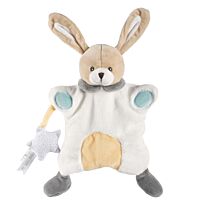 Chicco: Игрушка-рукавичка мягкая Зайчик 0м+