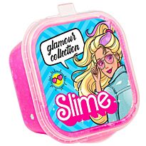 Игрушка для детей "Slime" Glamour collection, розовый с блестками 60 г.