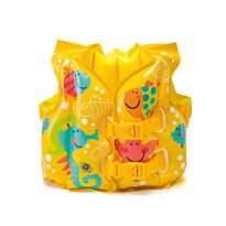 INTEX: Жилет для плавания "Tropical Buddies", 41 x 30 см, винил, максимальная нагрузка 18-23 кг.