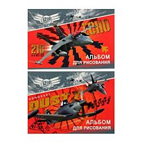 Альбом для рисования 40 л клей Planes выб УФ
