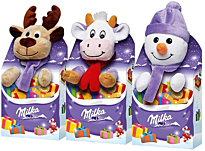 Milka НГ Mascot Candy Set Игрушка с конфетами 96г