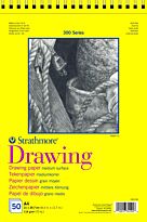 Альбом для рисунка на спирали Strathmore 300 Drawing Paper A4 (21x29,7см), 114г/м2, 50л.