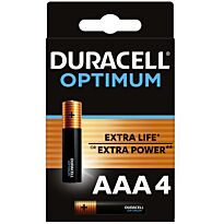 Duracell OPTIMUM LR-03 AAA батареясы 4 дана