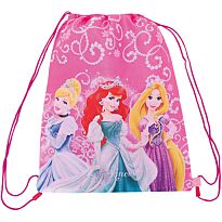 Сумка-рюкзак для обуви Princesses, с дополнительным карманом. Размер 43х34 см.