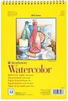 Альбом для акварели Strathmore 300 Watercolor Paper (17,8х25,4см), 300г/м, 12л.