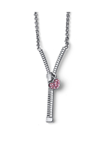 Oliver Weber: Колье L.O.L. МЕЧТА&МОЛНИЯ, розовый 4*4 см на цепочке с кристаллами Swarovski 40 см