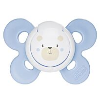 Chicco: Пустышка силикон Physio Comfort 0м+ 2 шт, голубой ассорт