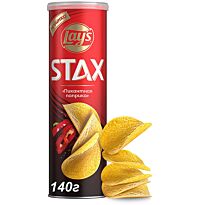 Lays STAX Чипсы Пикантная паприка 140г