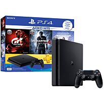 Игровая консоль Sony PlayStation 4 Slim 500GB + Horizon Zero Dawn + Gran Turismo Sport + Uncharted 4