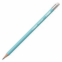 Карандаш чернографитный STABILO Swano Pastel HB, с ластиком, цвет корпуса голубой