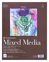 Склейка для микс-медиа Strathmore 400 Mix Media (22,9х30,5см), 300г/м, 15л.
