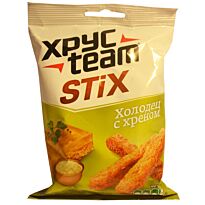 Сухарики "Хрусteam STIX" Холодец с хреном 75гр