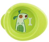 Chicco: Тарелка пласт. Stay Warm 6м+, зеленый
