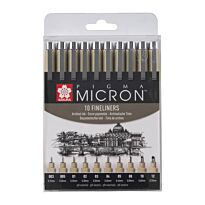 Набор линеров PIGMA MICRON(0.15 мм-0.7 мм.), 10 шт.