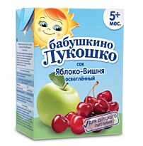 БЛ: Сок 200г Яблоко, вишня осветленный