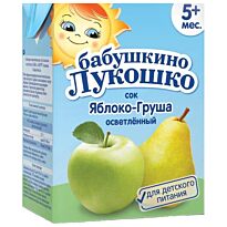 БЛ: Сок 200г Яблоко, груша осветленный