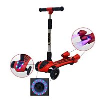 1toy: Самокат-кикборд "Rocket" с парогенератором Red